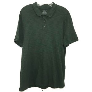 Vince Green Polo Shirt Size Large